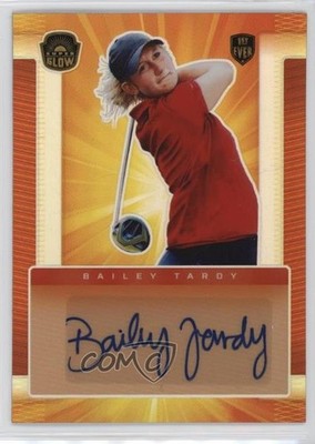 2021 Super Glow Sports Inaugural Edition Orange /100 Bailey Tardy Auto 0s3