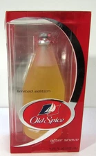 Old Spice Limited Edition After Shave Bottle 4.25 Oz w/ Star Cap Original