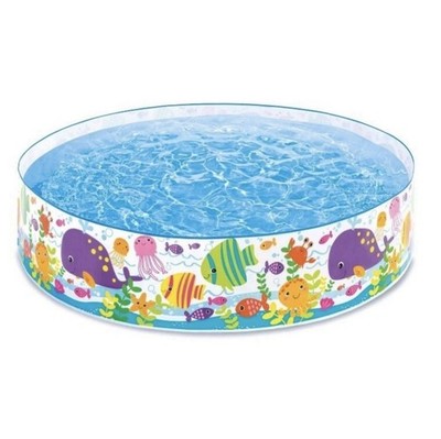 Intex 6ft x 15in Snapset Kids Pool With Sea Creature Decoration Ages 3+ - Sealed