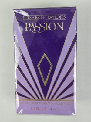 Womens Passion By Elizabeth Taylor 1.5 oz 44ml EDT Perfume Spray Sealed