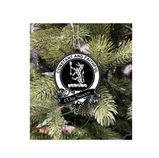 MacSween Family Crest Christmas Ornament Laser Engraved Scottish Clan Gift