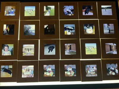 #ad 272 Vintage Photo Slides 1966 1969 Fort Cambell Army Family 60s Fashion SL2 $49.00