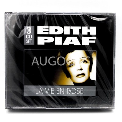 Edith Piaf LA Vie En Rose -3 Disc Set DISC EXCELLENT MUSIC ALBUM CD