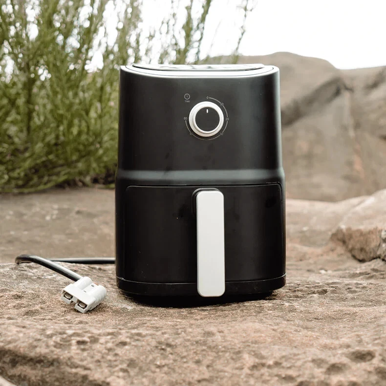 Freidora de Aire Portátil 12V 3L - Baja Vatio para Camping Barco Caravana Vanlife Rockarmor Foto 3 de 4