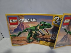 LEGO CREATOR 31058 Mighty Dinosaurs 3 in 1 - 174 pieces 100% complete