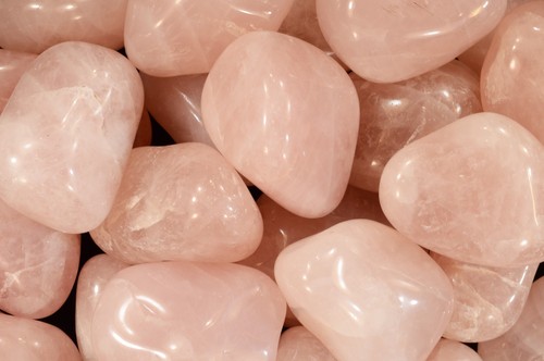 ROSE QUARTZ Crystal 2" 3-5 oz grande bicchiere campione minerale di roccia lucida - Foto 2 di 4