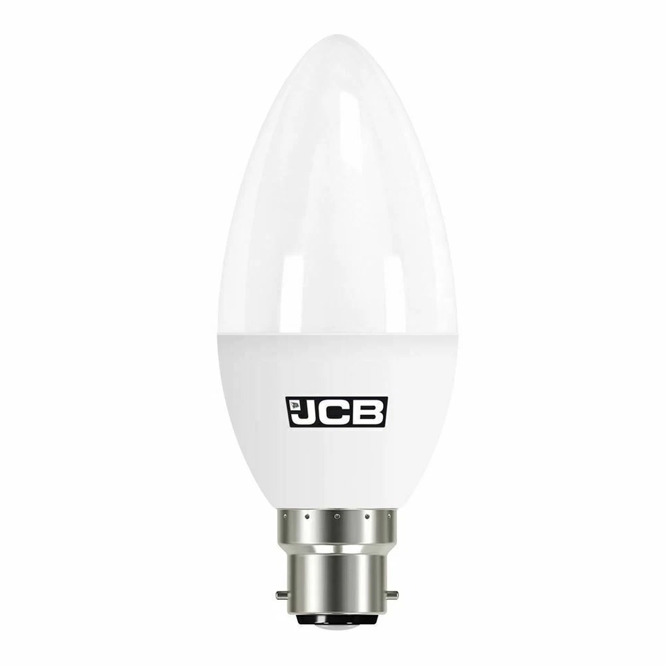 JCB LED Candle Lamps 6W = 40W  Light Bulb 3000k/4000k/6500k ES BC SES SBC  - Image 4 of 4