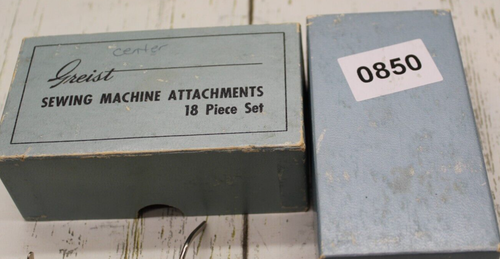 Vintage Greist Sewing Machine Attachment 18 Piece Set With Original Box - Picture 9 of 9