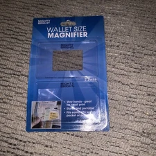 Mighty Bright Wallet Size Magnifier (2 Pack)