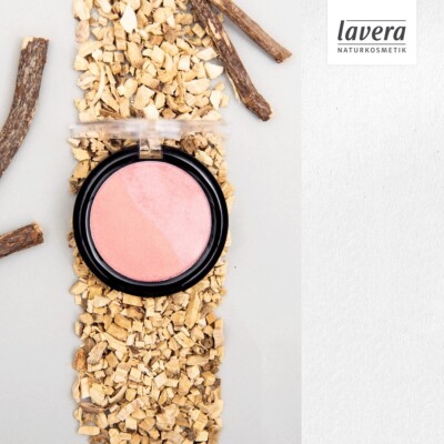 Lavera SO FRESH MINERAL ROUGH POWDER - Columbine Pink 07