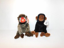 ty BEANIE Babies Collection CHEEKS + CONGO / unbespielt / Affe Mandrill