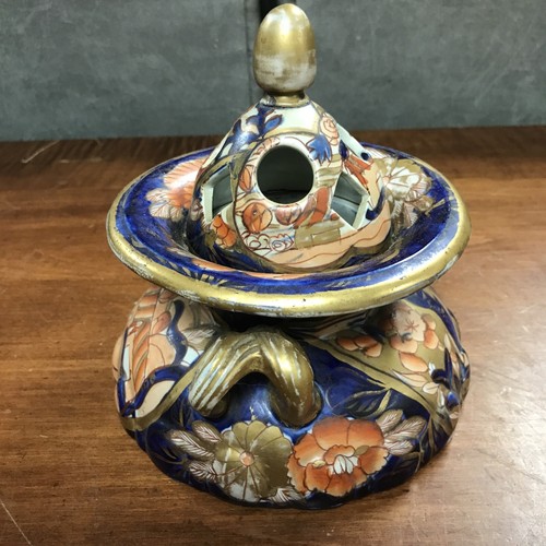 Asian Porcelain Bowl With Lid  - Picture 2 of 12