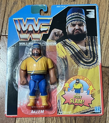 HASBRO WWF AKEEM ACTION FIGURE WRESTLING 1990 WWE...