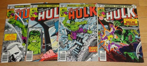 HULK #236,237,238,239 FINE'S 1979