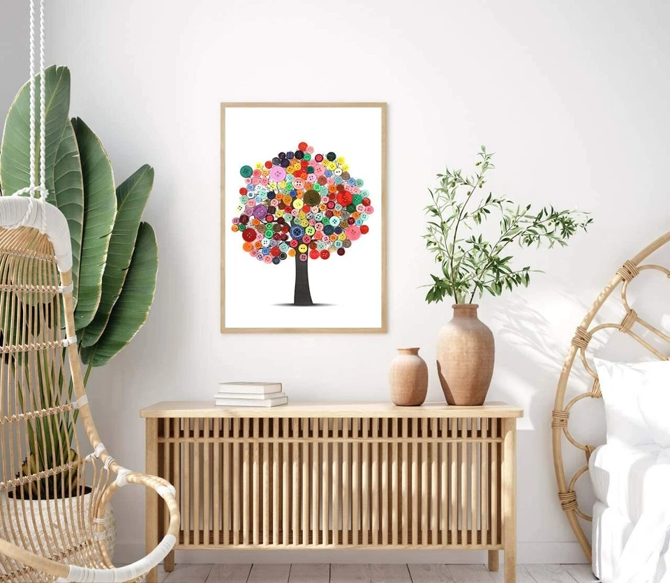 600Pc Craft DIY Buttons About Mixed Colors Assorted Sizes Round Resin Decoration - Image 4 of 4