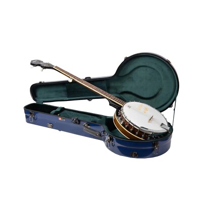 Crossrock Fiberglas Banjo-Koffer für Mastertone & 5-Saiter mit TSA-Schloss