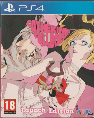 PS4 GAME CATHERINE FULL BODY LAUNCH EDITION STEELBOOK ITALIAN TEXT ING LANGUAGE