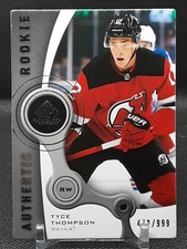 TYCE THOMPSON 2021-22 SP GAME-USED ROOKIE #472/999 DEVILS T#