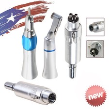 NSK Style Dental Slow Low Speed Handpiece Straight Contra Angle Air Motor 2/4H