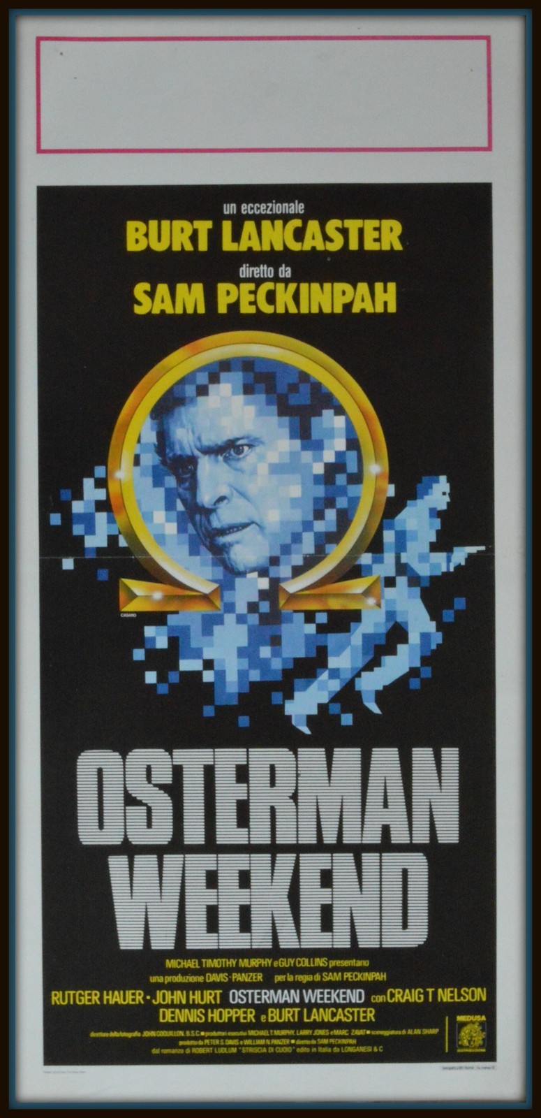 Locandina originale film Osterman Weekend (1983) - Regia di Sam Peckinpah