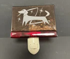 Blenko Glass Night Light - Mid Century Modern Dog