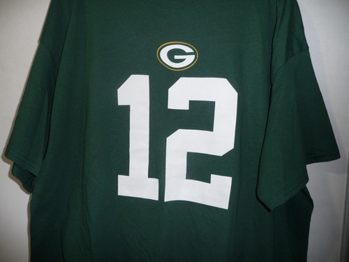 NEU MIT ETIKETT NFL GREEN BAY ARRON RODGERS TRIKOT T-SHIRT GRÖSSE XXL - Bild 3 von 5