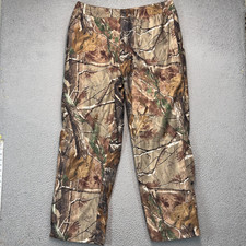 Redhead Mens Bone Dry Pants Mens XL Brown Realtree Woodland Camo Hunting Outdoor
