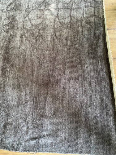 Flachgewebeteppich, handgewebt, 200x300 dunkelgrau - Bild 7 von 9