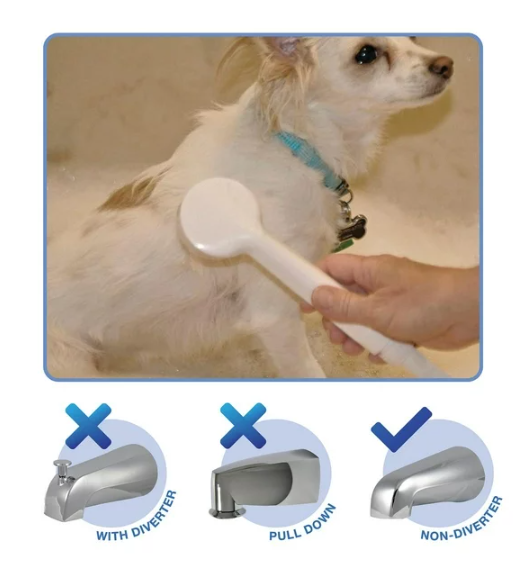 Portable Shower Head Hose Handheld Pet Bath Wash Sprayer Bathtub Faucet