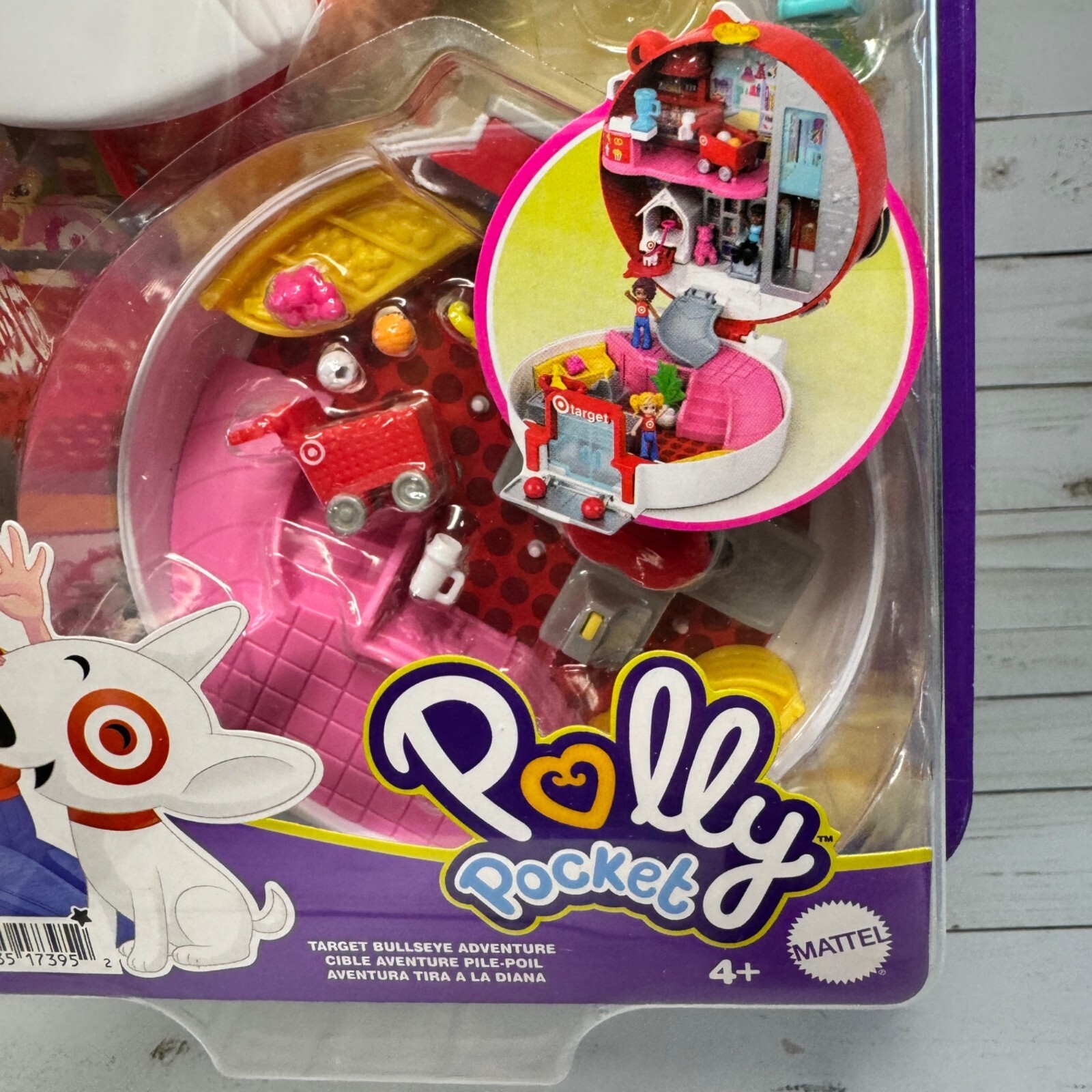 Polly Pocket Target Bullseye Adventure Playset With Mini Figures & Accessories