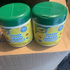 2 pk. Crayola - Shaker Bath Dropz Fragrance Free Water Coloring Tablets  60 ct.