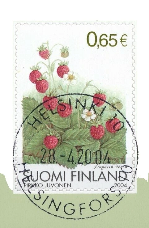 First Day of Issue Used Individual Finnish Stamps