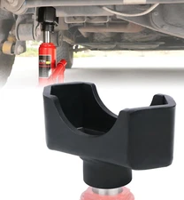 Jack Axle Adapter Lifting Saddle with Bottle Floor Jack for 3" Axle Tube - Black