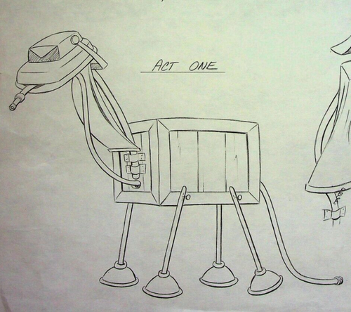 Fat Albert & the Cosby Kids 1972 Producción DIBUJADO A MANO Junkyard Dragon Modelo Celular - Imagen 3 de 3