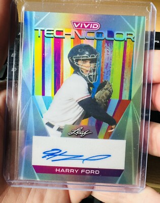 Harry Ford Seattle Mariners 2022 Leaf Vivid Technicolor grau Auto #T-HF1 28/40