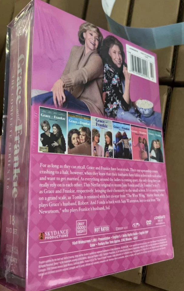 GRACE и FRANKIE полный серии сезонов 1-6 (DVD, 18-диск бокс-сет) новый * Selaed * - Изображение 2 из 2
