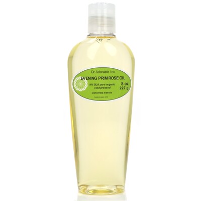 8 OZ EVENING PRIMROSE OIL PURE ORGANIC COLD PRESSED