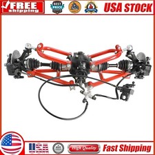 Rear Drive Shaft CV Axle Swing Arm Kit Brake Assembly For DIY Go Kart ATV Quad