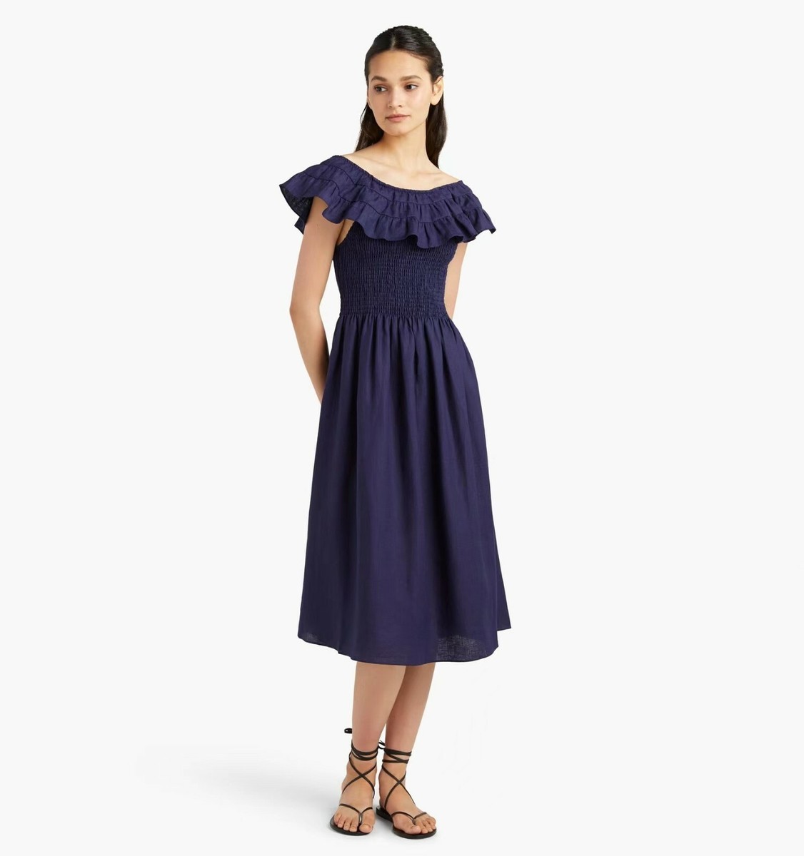 house on the hill dress navy 【公式通販】