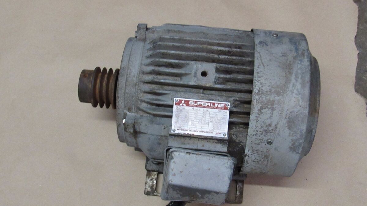 MITSUBISHI ELECTRIC SUPERLINE THREE PHASE INDUCTION MOTOR SF MITSUBISHI ELECTRIC SUPERLINE THREE PHASE INDUCTION MOTOR SF