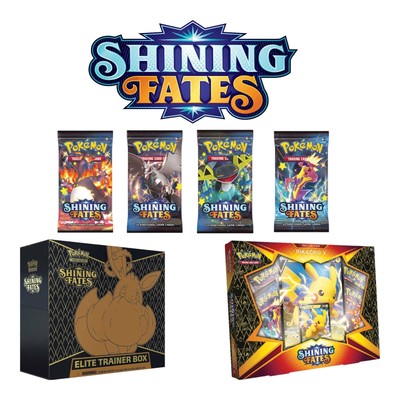 Auswahl Pokémon TCG Karten Sammeln || Shining Fates / 2021 || Near Mint Englisch