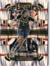 2023-24 Panini Select WNBA Silver Flash NaLyssa Smith Indiana Fever #49 Parallel