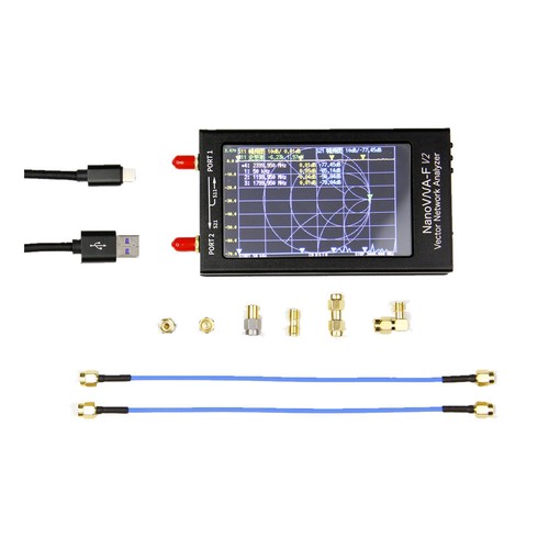 50KHz-3GHz NanoVNA-F V2 VNA UHF HF VHF Frequency Netzwerk Antennen Analysator - Bild 4 von 21