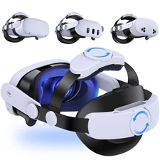 Adjustable Comfort Head Strap for Quest VR Headsets Enhanced Balance and Cushion