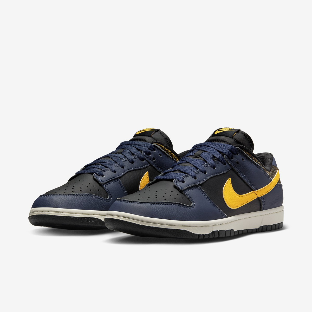 Nike Dunk Low Retro Vintage Michigan Navy Black Tour Yellow FZ4014