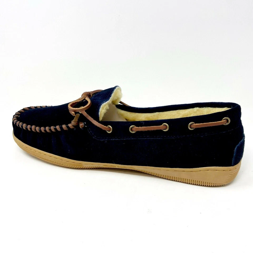 Zapatos informales sin cordones Tamarac by Slippers International Arizona azul marino para hombre talla 13 Foto 3 de 4