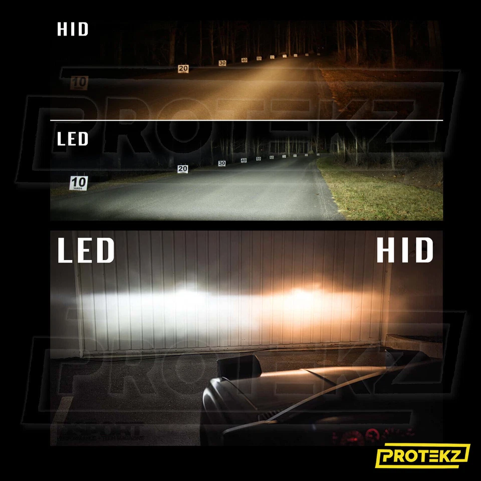 Kit de faros LED H13 9008 6000K para Jeep Compass Liberty Wrangler haz alto y bajo Foto 4 de 4