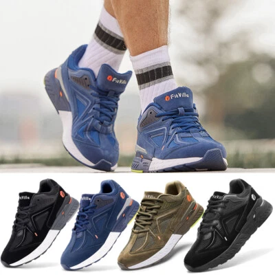 Fitville Men's Extra Wide Fit Trainers Walking Shoes Sneakers Plantar Fasciitis - Image 1 of 4