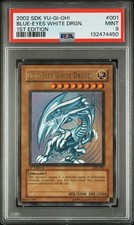 Yu-Gi-Oh Blue-Eyes White Dragon Starter Deck Kaiba 1st Edition SDK-001 PSA 9