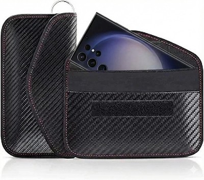 Key4less Large Faraday Pouch for Car Keys 4.13 x 8.26 Inch RFID Signal Blocking